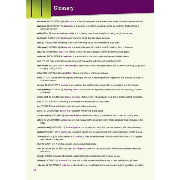 Career Paths Cooking (Esp) Students