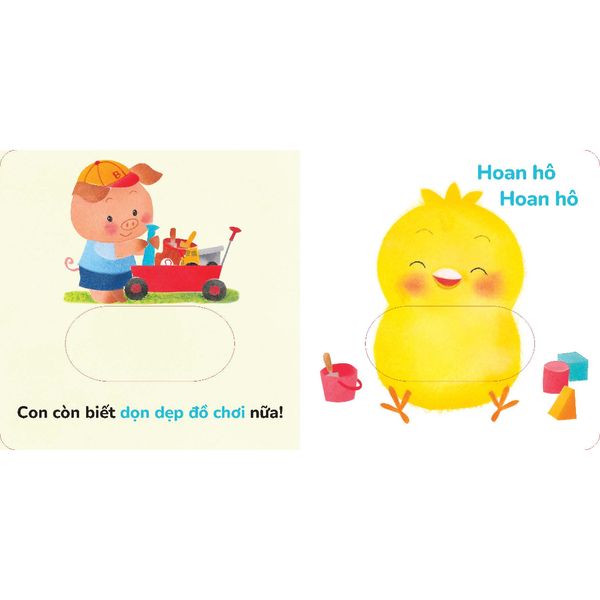 Dtpbooks - Giỏi quá! Bé làm được rồi - Rối tay Gà con Piyo - Chơi cùng Gà con Piyo (Mới)