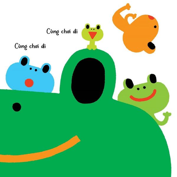 Ộp oạp, ộp oạp! Màu xanh - Mình cùng vui chơi nhé! - Tủ sách Ehon cho bé