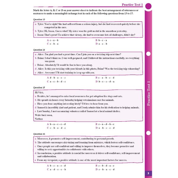 Practice Tests Grade 12