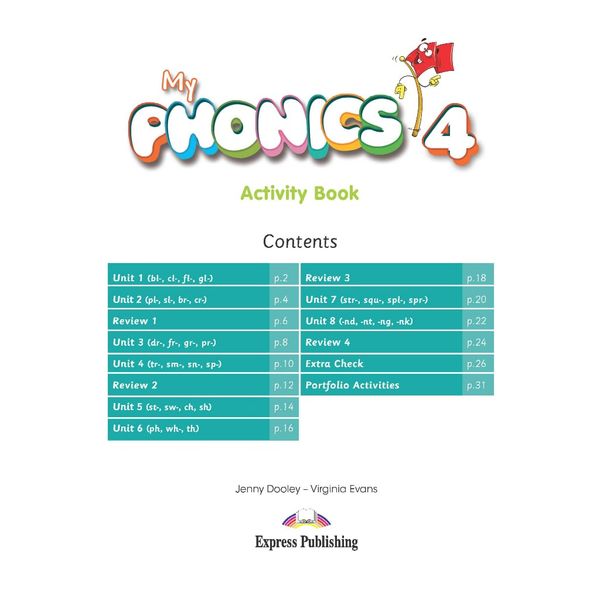 My Phonics 4 Activity Book (Int) With Crossplatform Application