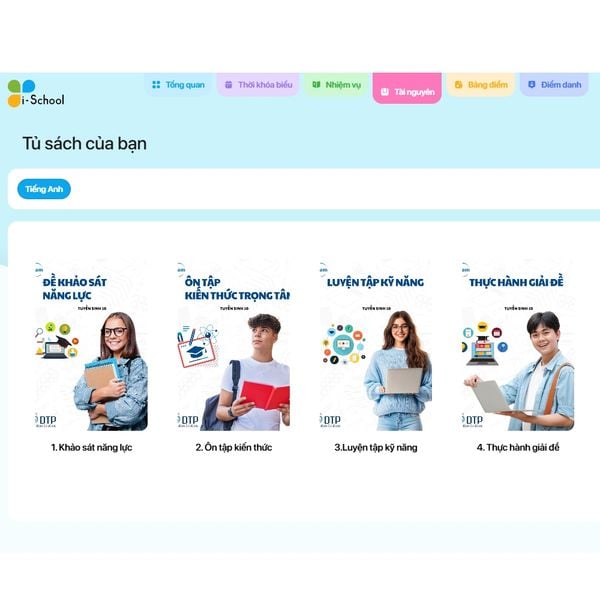 E-voucher - Gói ôn luyện tuyển sinh lớp 10 môn Tiếng Anh