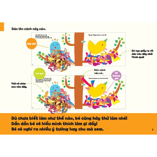Cắt Dán Thật Vui! - Tủ sách vui để học - Tủ sách Ehon cho bé