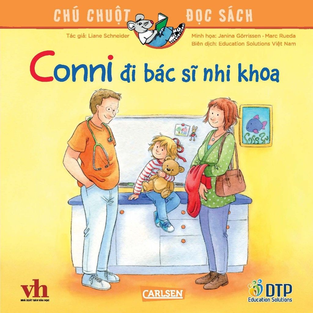 Combo truyện Conni và câu chuyện sức khỏe - Chú chuột đọc sách