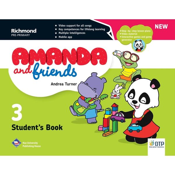 New Amanda & Friends Student's Book Level 3 with Sticker & Pop out