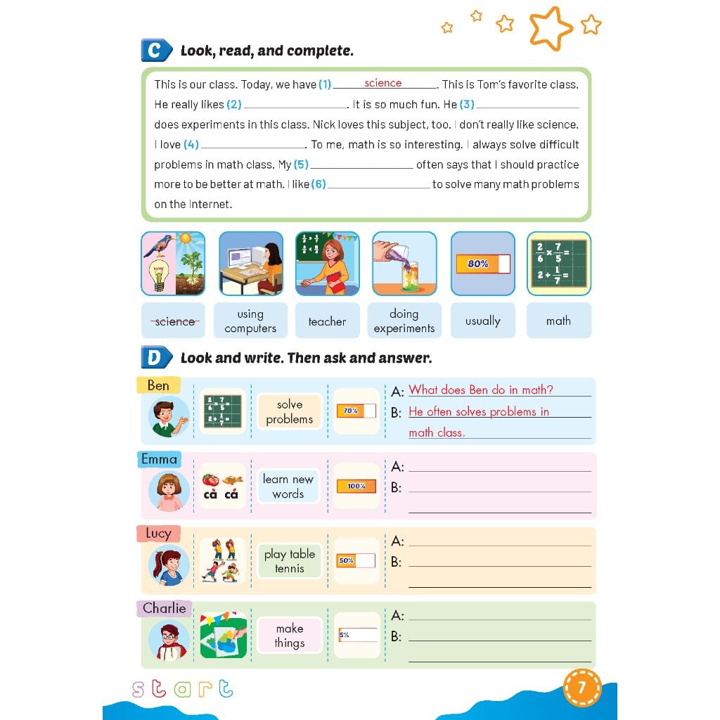 Bài tập Bổ trợ Tiếng Anh 5 i-Learn Smart Start