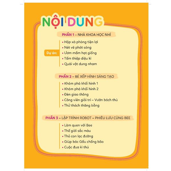 Hoạt động trải nghiệm STEAM (Dành cho trẻ mầm non 4-6 tuổi)