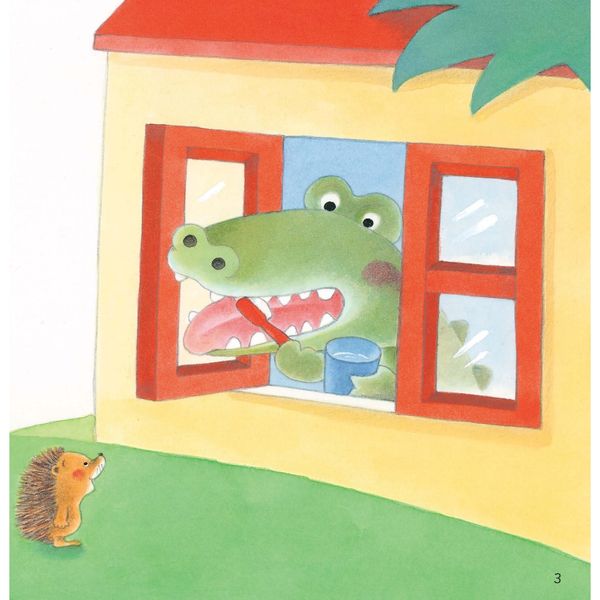 Đánh răng - Tủ sách Ehon cho bé - Sách tranh Ehon Gấu con Kuma