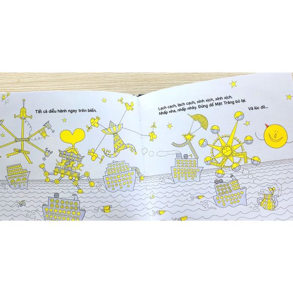 Mặt Trăng đi dạo - Tủ sách Ehon cho bé