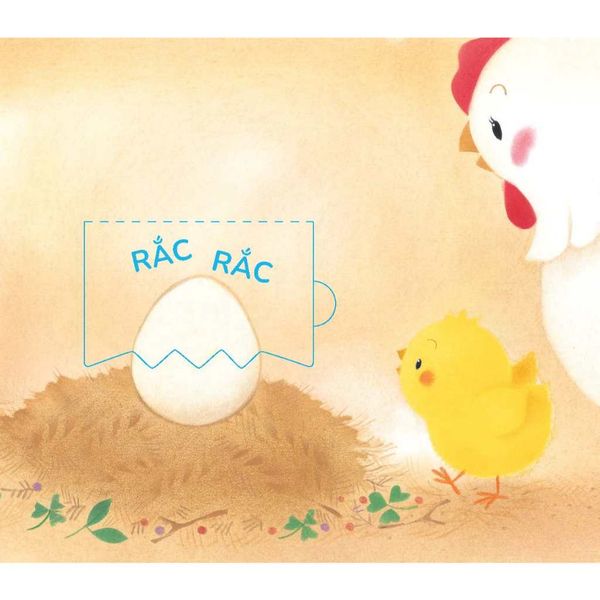 Gà con Piyo và Em gái - Sách tranh Pop-up