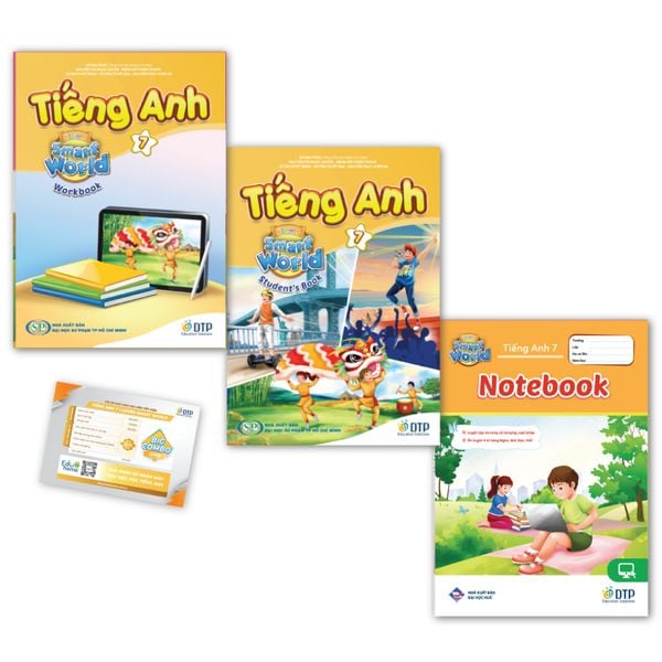 Tiếng Anh 7 i-Learn Smart World - Gói số hóa giáo dục siêu tiết kiệm (SB, WB, NB, Digital Pack)