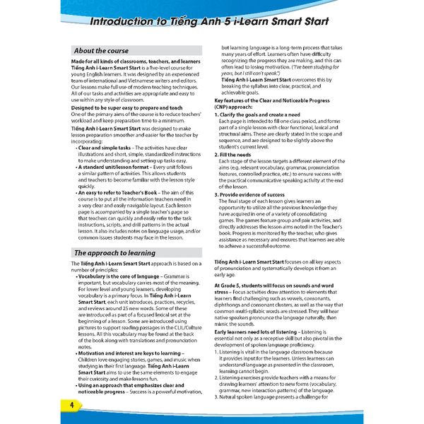 Tiếng Anh 5 i-Learn Smart Start - Teacher