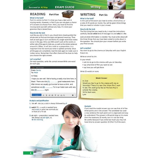 A2 Key 1 with 6 Complete Practice Tests - New Format 2020