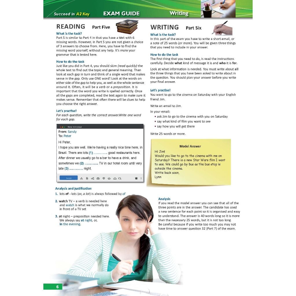 A2 Key 1 with 6 Complete Practice Tests - New Format 2020