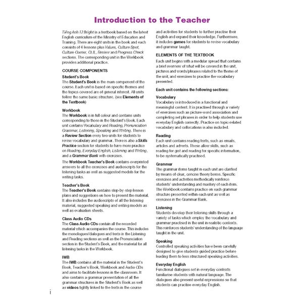 Tiếng Anh 12 Bright - Teacher