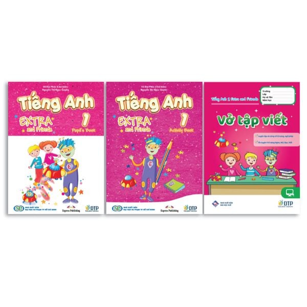 Tiếng Anh 1 Extra and Friends - Trọn bộ (sách học sinh, sách bài tập, vở tập viết)