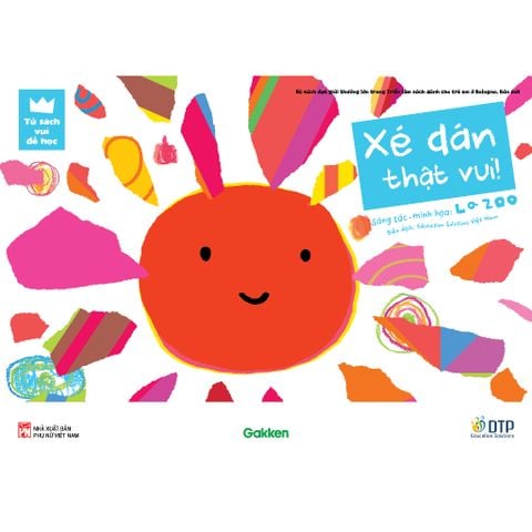 Xé Dán Thật Vui - Tủ sách vui để học - Tủ sách Ehon cho bé