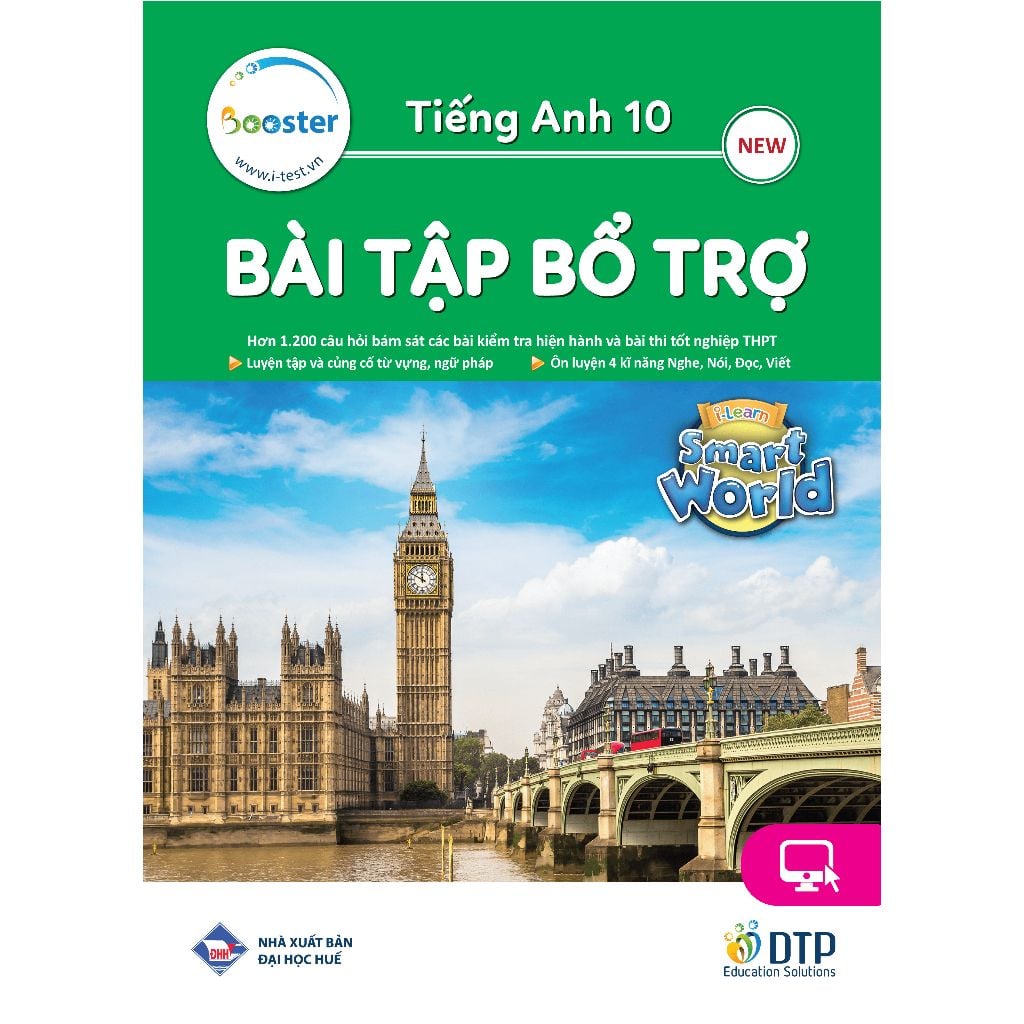 Tiếng Anh 10 i-Learn Smart World - Gói số hóa giáo dục siêu tiết kiệm (SB, WB, BTBT, Digital Pack)