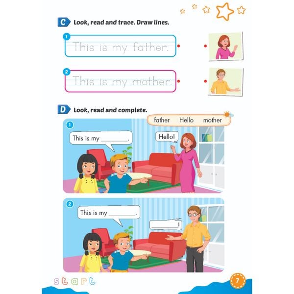 Bài tập Bổ trợ Tiếng Anh 1 i-Learn Smart Start