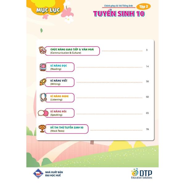 Trọn bộ sách chinh phục kì thi Tuyển sinh 10