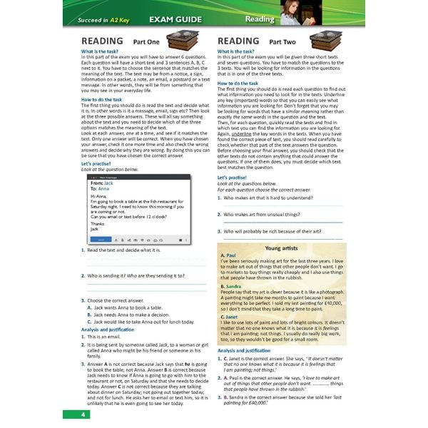 A2 Key 1 with 6 Complete Practice Tests - New Format 2020