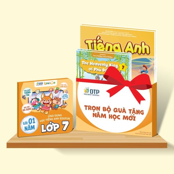 E-voucher - Gói Edufun Premium lớp 7 + [Bộ quà tặng SGK i-Learn smart World + 2 truyện đọc]