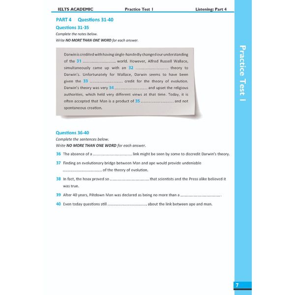 IELTS in Depth 3 (6.5 - 7.5+) - 6 Pratice Tests