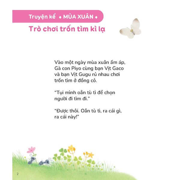 Gà con Piyo và Xuân Hạ Thu Đông