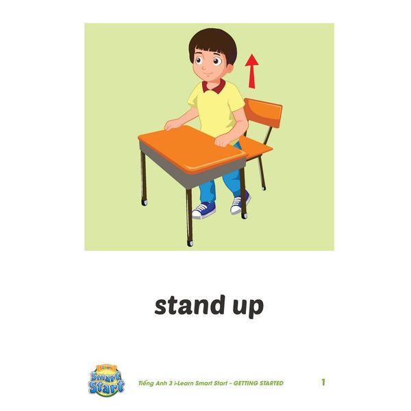 Tiếng Anh 3 i-Learn Smart Start Flashcards (Tranh hình)