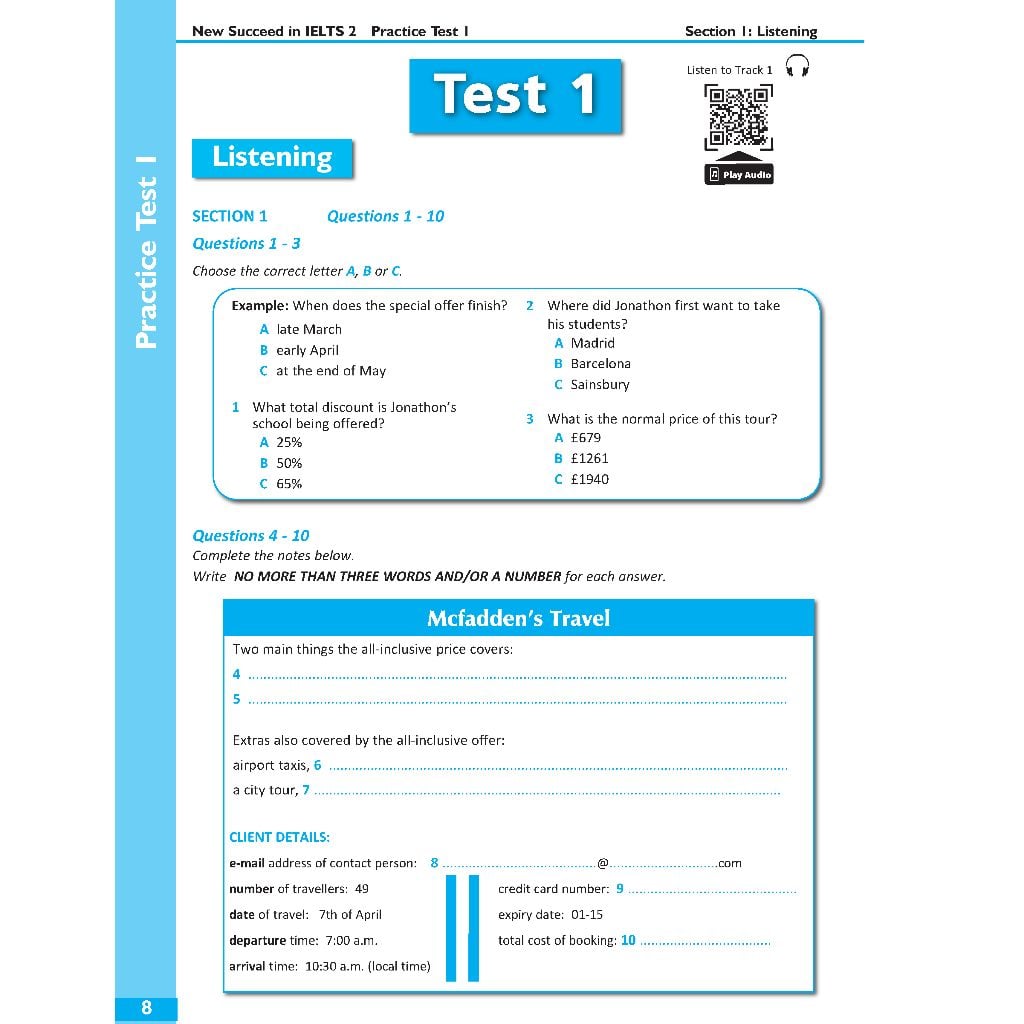 Succeed in IELTS 2 (5.0-6.5) with 6 Practice Tests (New)