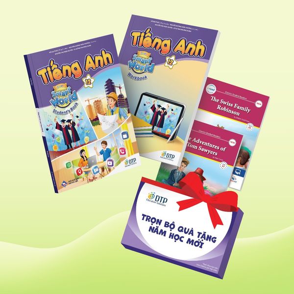 E-voucher - Gói Edufun Premium lớp 12 + [Bộ quà tặng SGK i-Learn smart World + 2 truyện đọc]