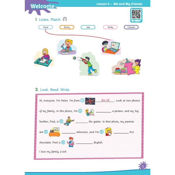 Bài tập Bổ trợ Tiếng Anh 5 Extra and Friends