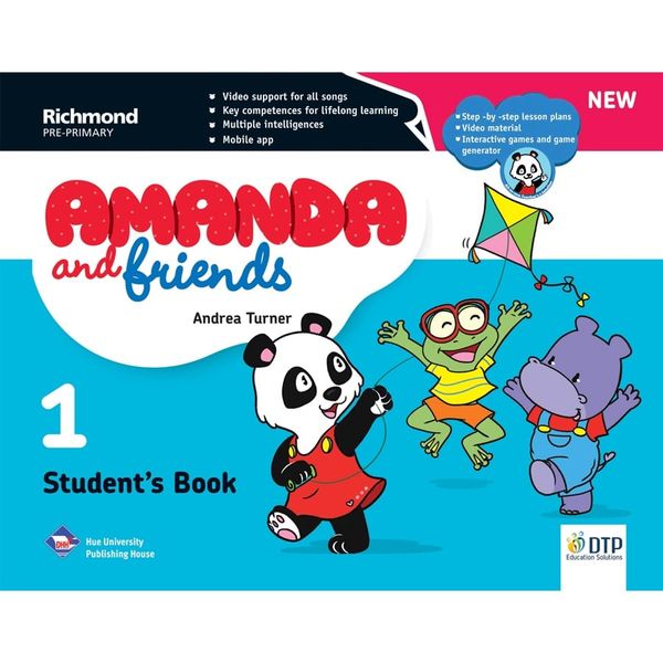 New Amanda & Friends Student's Book Level 1 with Sticker & Pop out