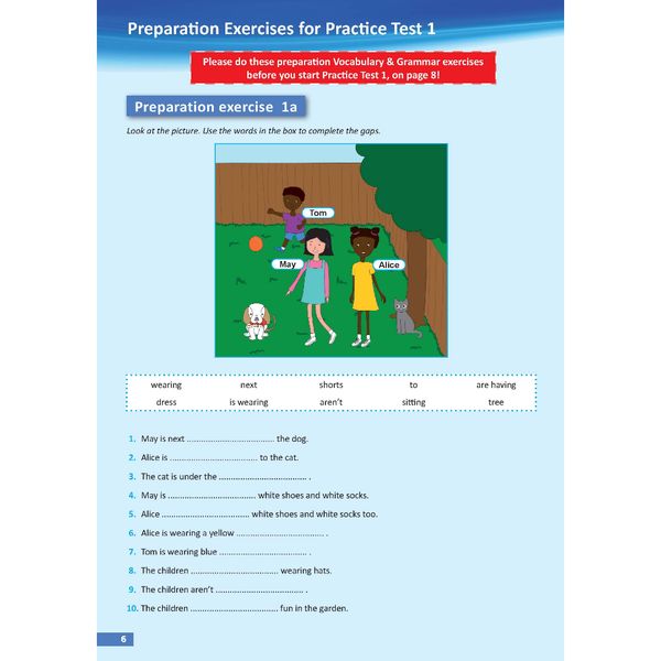 Succeed in LanguageCert Young Learners FOX 1 - 6 Practice Tests - Pre A1
