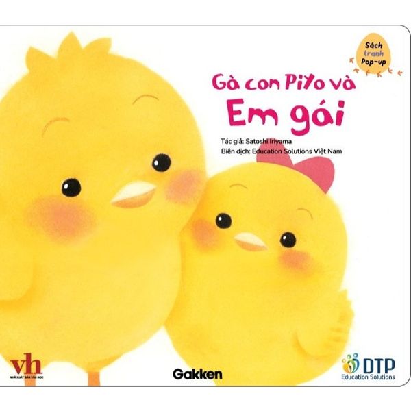 Gà con Piyo và Em gái - Sách tranh Pop-up