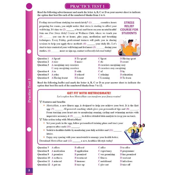 Practice Tests Grade 11