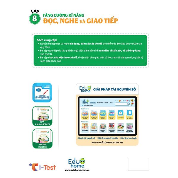 Tăng cường kĩ năng Đọc, Nghe và Giao tiếp Tiếng Anh Lớp 8