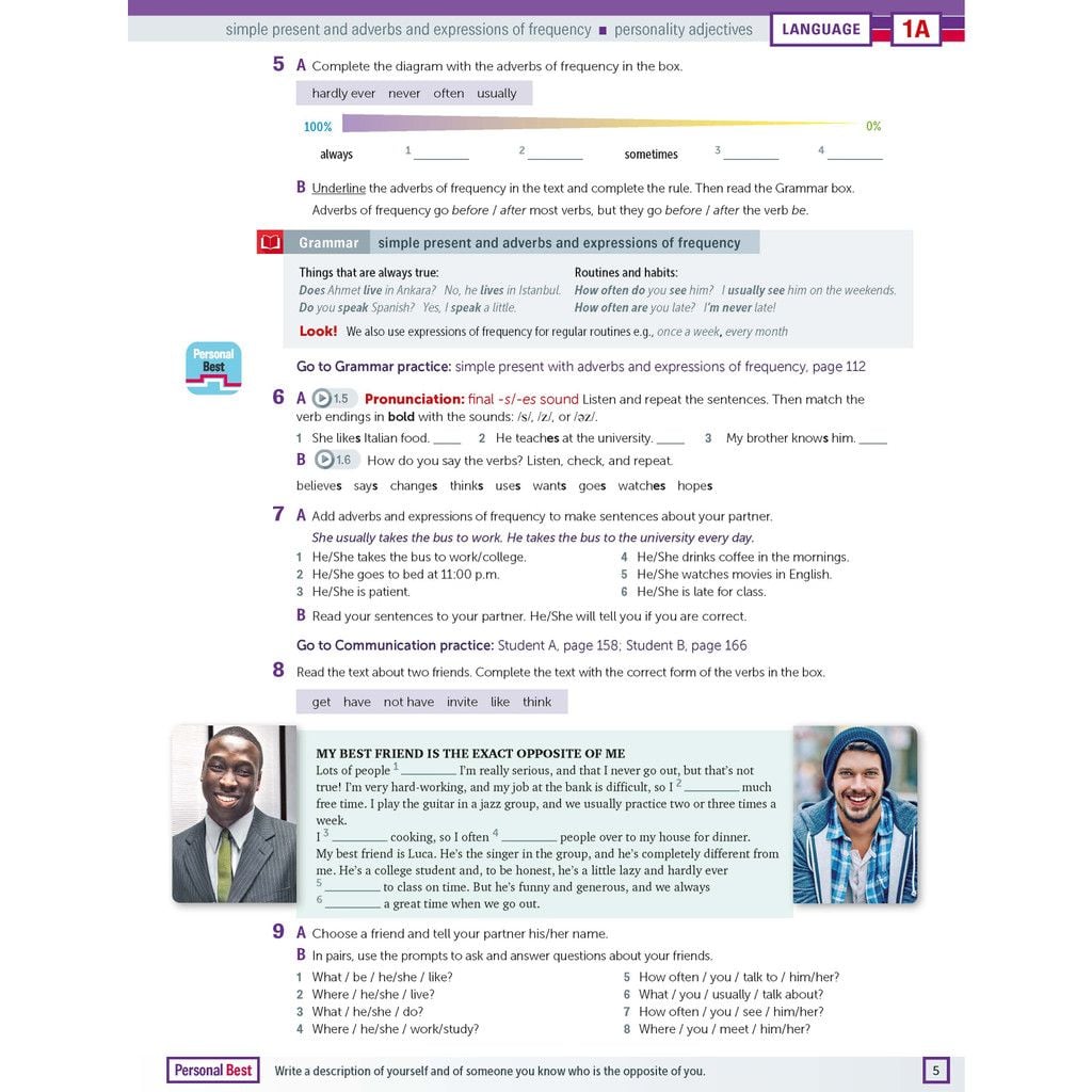 Personal Best American B1 Pre-intermediate A combined ed. (SB+WB+e-learning)