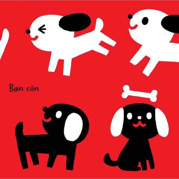 Đỏ, đỏ, đen, đen - Mình cùng vui chơi nhé! - Tủ sách Ehon cho bé