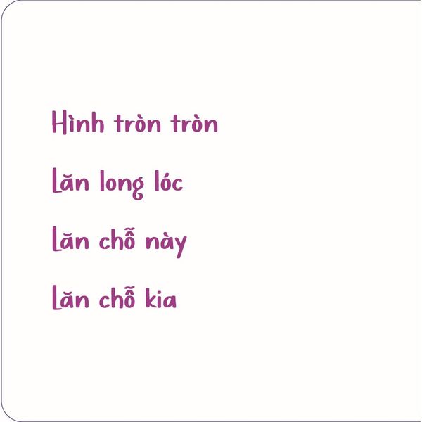 Tròn lăn long lóc - Vui chơi cùng hội họa - Tủ sách Ehon cho bé