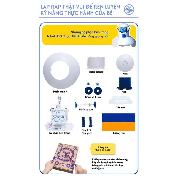 Mô hình UFO - Gakken Science Kit - UFO - Đồ chơi khoa học