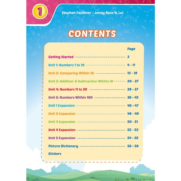 i-Learn English for Math 1 Student