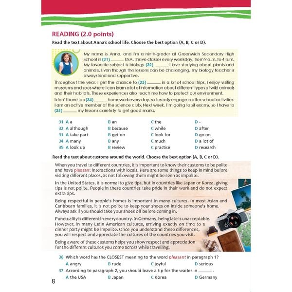 Bài tập Bổ trợ Tiếng Anh 9 Right On!