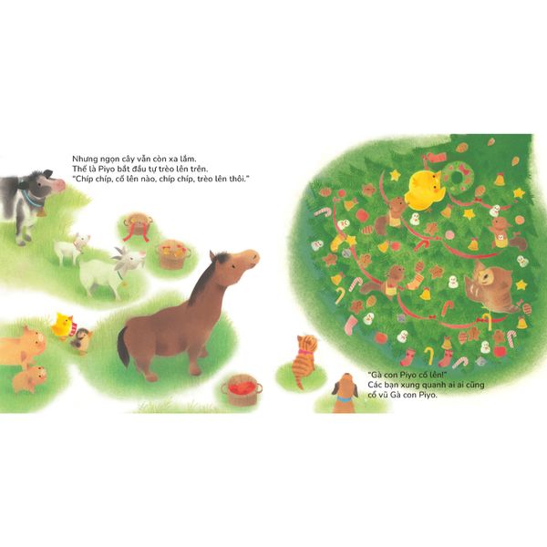 Dtpbooks - Gà con Piyo Chúc mừng giáng sinh