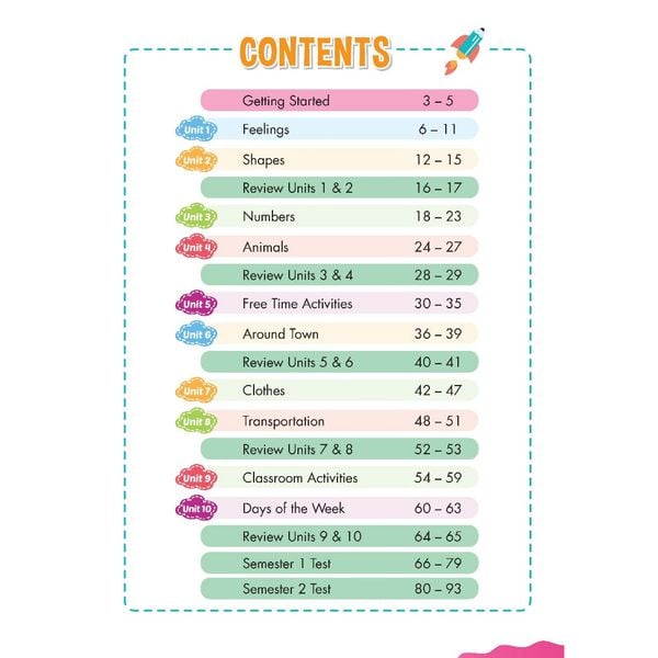 Bài tập Bổ trợ Tiếng Anh 2 i-Learn Smart Start