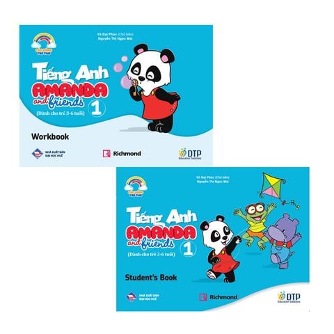 Bộ sản phẩm Tiếng Anh Amanda and Friends 1 - Student's book & Workbook (SB+WB)