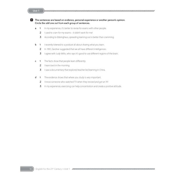 Sách - Dtpbooks - C21 - English for the 21st Century 2nd Edition Level 4 - WorkBook