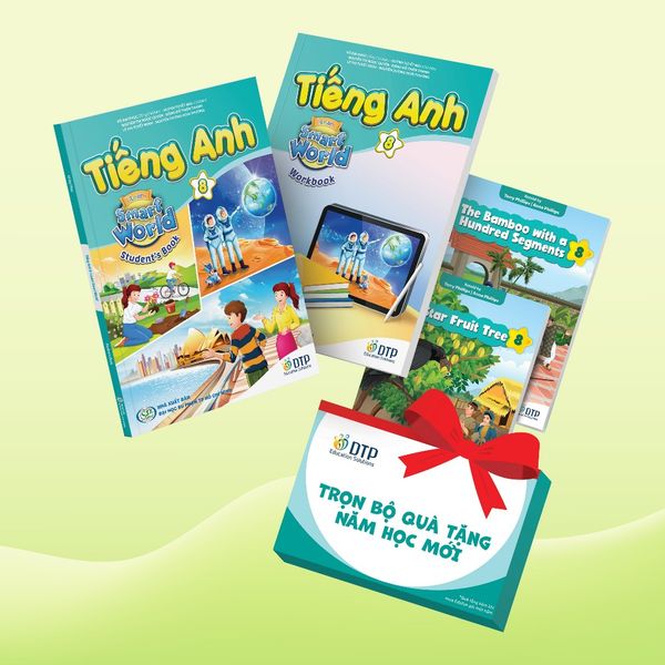 E-voucher - Gói Edufun Premium lớp 8 + [Bộ quà tặng SGK i-Learn smart World + 2 truyện đọc]