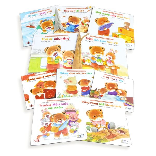 Trọn bộ sách tranh ehon Gấu con Kuma - Những chuyện nhỏ hàng ngày
