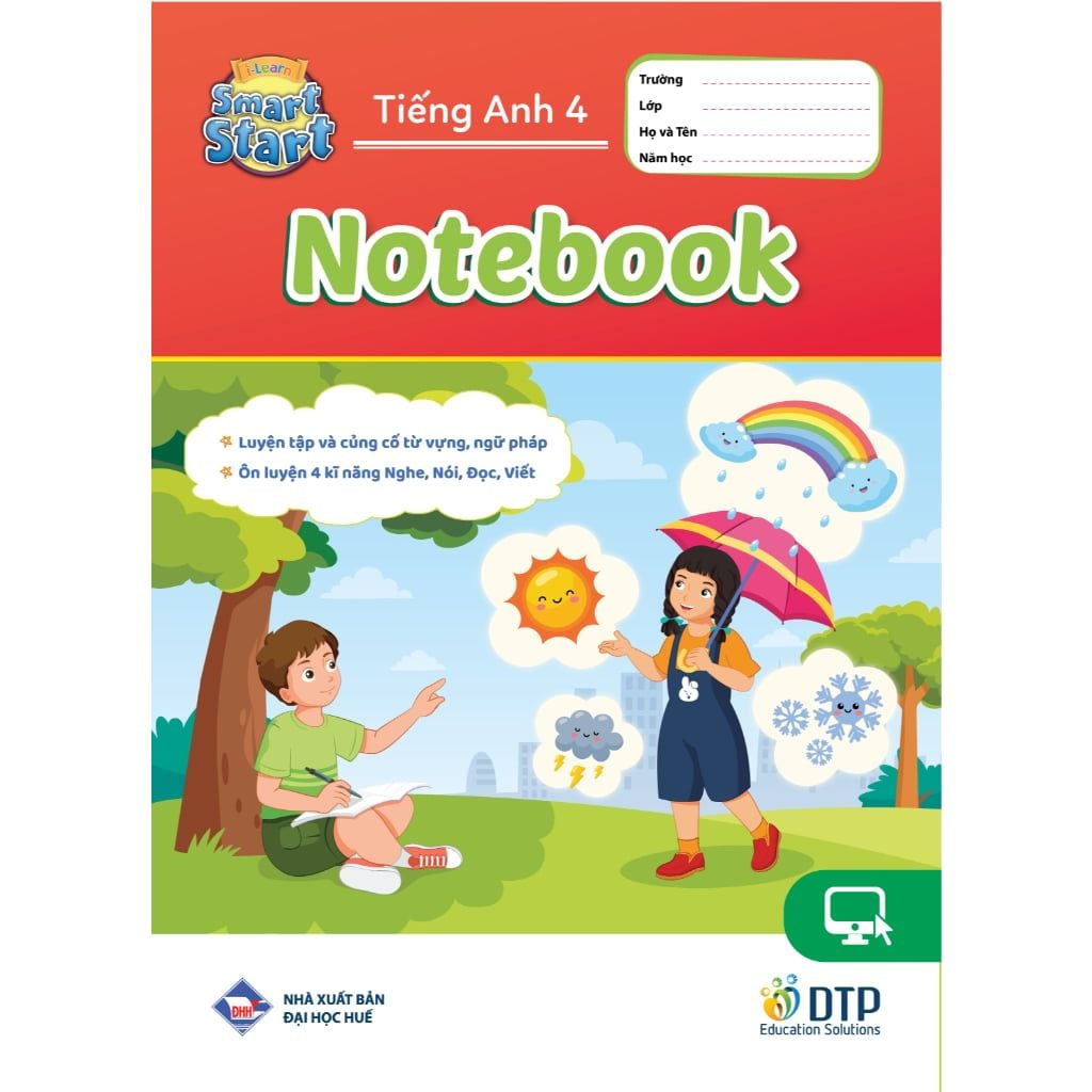 Tiếng Anh 4 i-Learn Smart Start trọn bộ (sách học sinh, sách bài tập, vở tập viết)